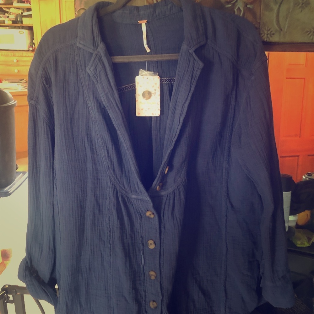 Free People button up shirt